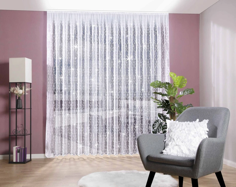 Gardine »Barack« Weiß | DecoHome