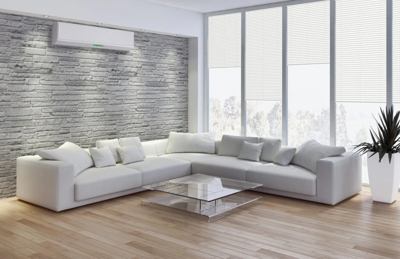 Interno con aria condizionata