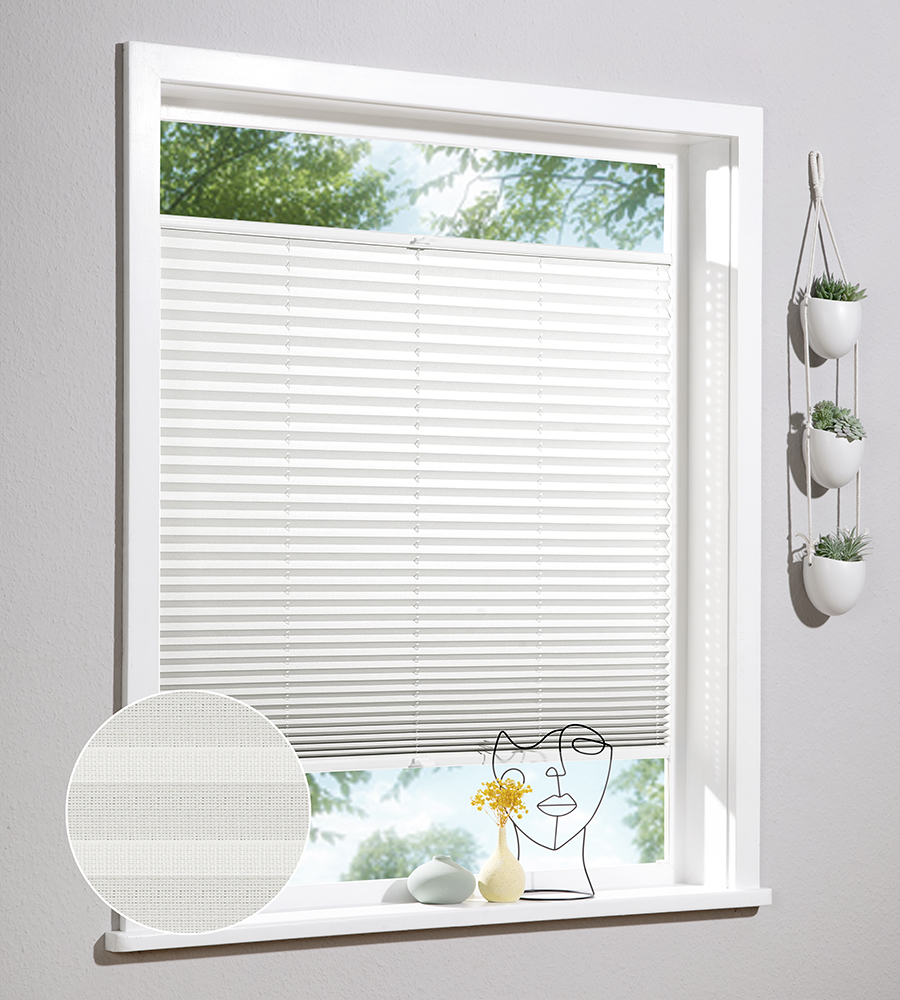 Plissee feucht reinigen